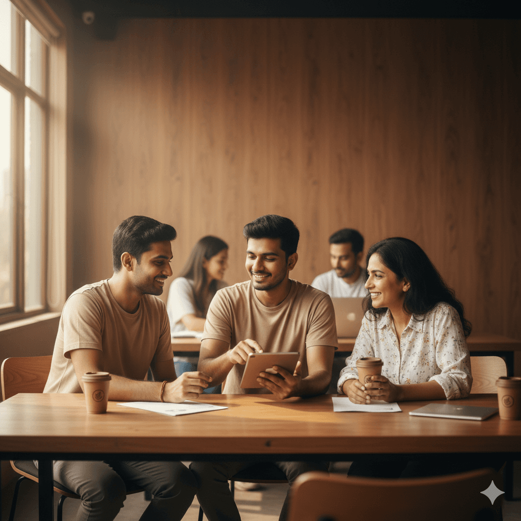 Contact illustration